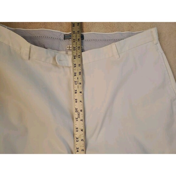 Peter Millar Winston Washed Pima Cotton Twill Shorts Men 42 Stone NWT MC00B31 - Picture 8 of 12